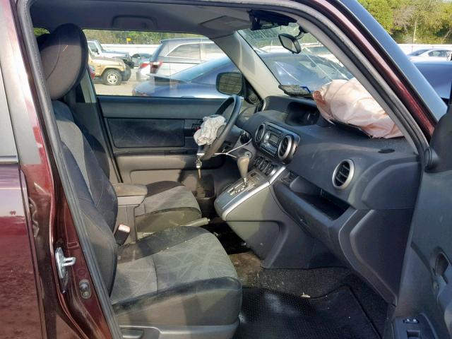 JTLZE4FE2B1139051 - 2011 TOYOTA SCION XB 勃艮第红 照片 5