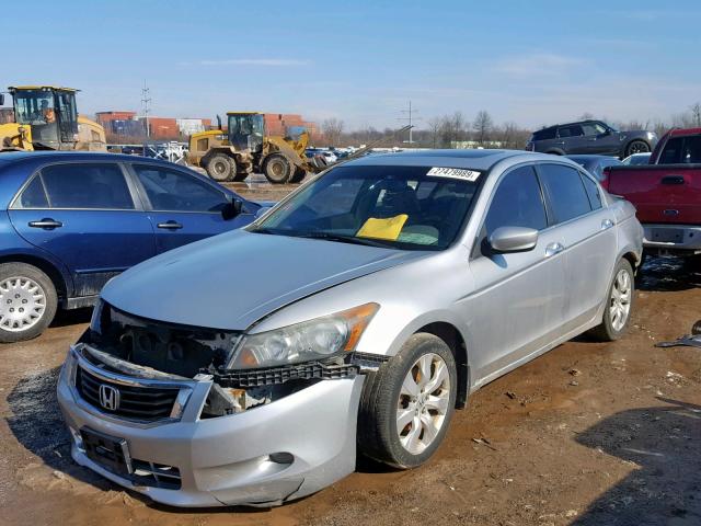 1HGCP36858A028133 - 2008 HONDA ACCORD EXL SILVER photo 2