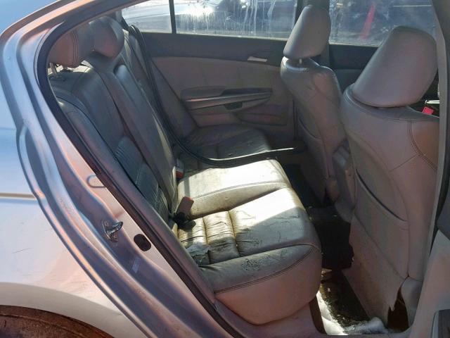 1HGCP36858A028133 - 2008 HONDA ACCORD EXL SILVER photo 6