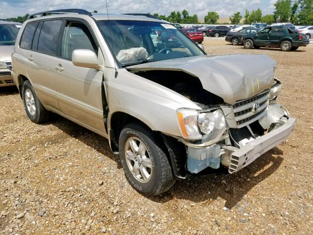 JTEGF21A020046748 - 2002 TOYOTA HIGHLANDER GOLD photo 1