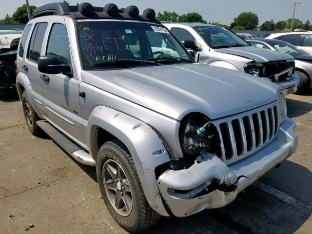 1J4GL38K43W567482 - 2003 JEEP LIBERTY RE Gümüş foto 1