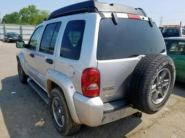 1J4GL38K43W567482 - 2003 JEEP LIBERTY RE Gümüş foto 3