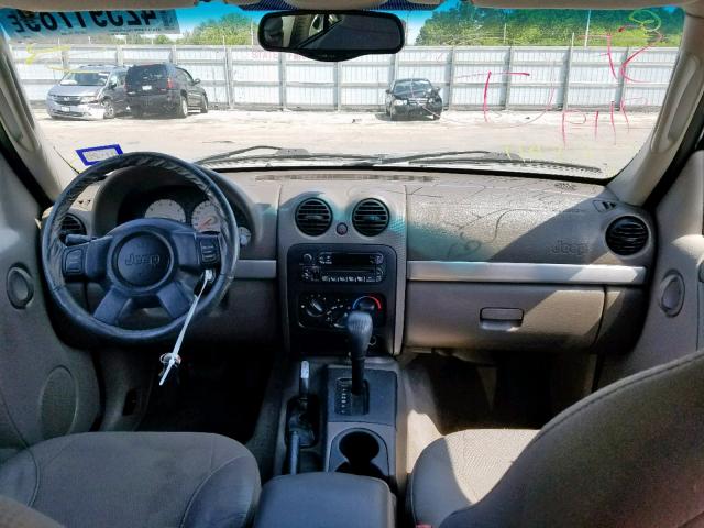 1J4GL38K43W567482 - 2003 JEEP LIBERTY RE Gümüş foto 9