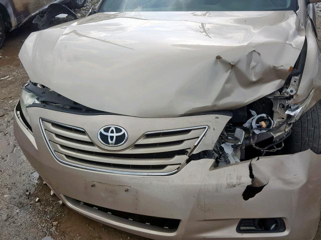 4T1BK46K17U047832 - 2007 TOYOTA CAMRY LE TAN photo 7