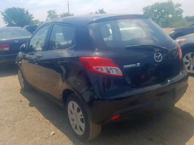 JM1DE1KZ5D0155072 - 2013 MAZDA MAZDA2 BLACK photo 3