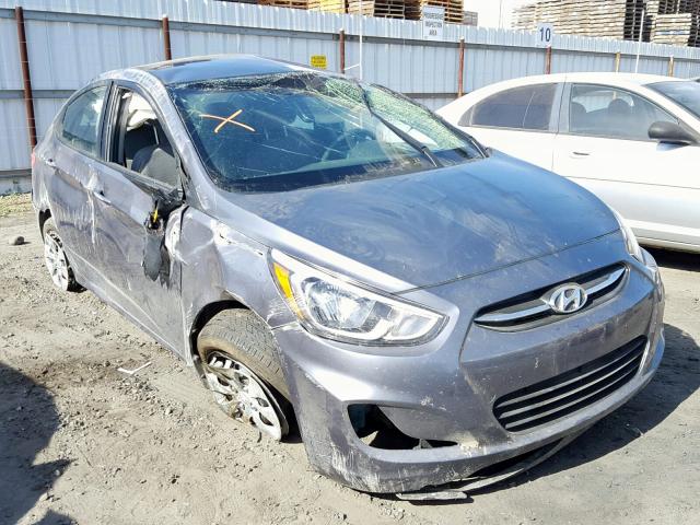 KMHCT4AE0HU286826 - 2017 HYUNDAI ACCENT SE CHARCOAL photo 1