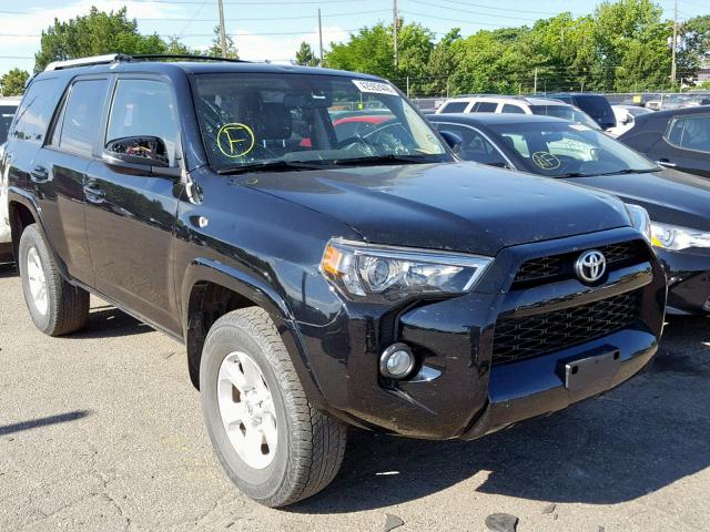 JTEBU5JR3G5302754 - 2016 TOYOTA 4RUNNER SR შავი ფოტო 1