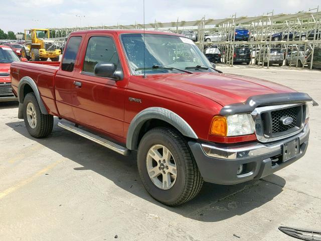 1FTZR45EX5PA31246 - 2005 FORD RANGER SUP RED photo 1