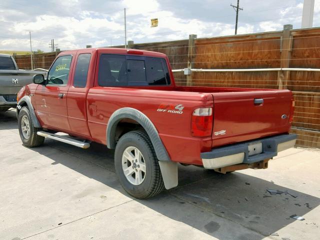 1FTZR45EX5PA31246 - 2005 FORD RANGER SUP RED photo 3