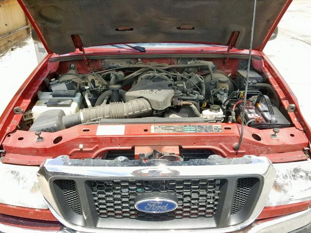 1FTZR45EX5PA31246 - 2005 FORD RANGER SUP RED photo 7