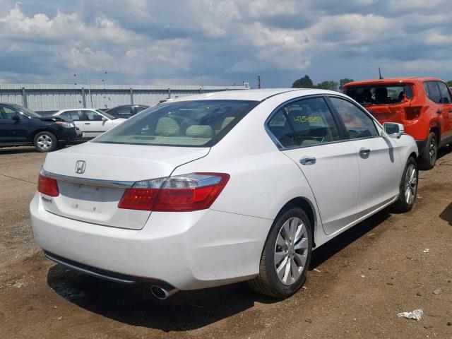 1HGCR2F87FA028278 - 2015 HONDA ACCORD EXL WHITE photo 4