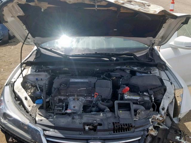 1HGCR2F87FA028278 - 2015 HONDA ACCORD EXL WHITE photo 7