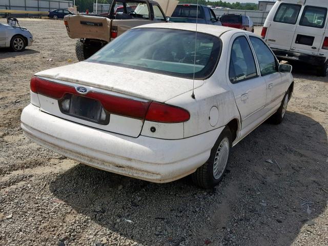 1FAFP6630XK203565 - 1999 FORD CONTOUR SE WHITE photo 4