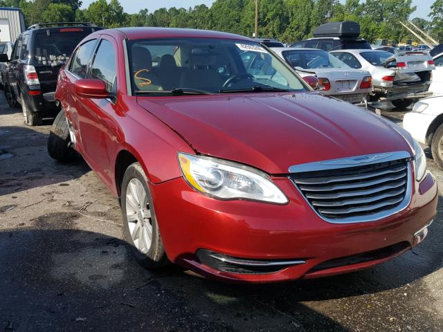 1C3CCBBB4DN558722 - 2013 CHRYSLER 200 TOURIN RED photo 1