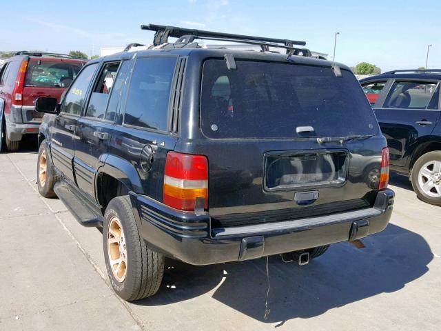 1J4EZ78S1TC130697 - 1996 JEEP GRAND CHER BLACK photo 3