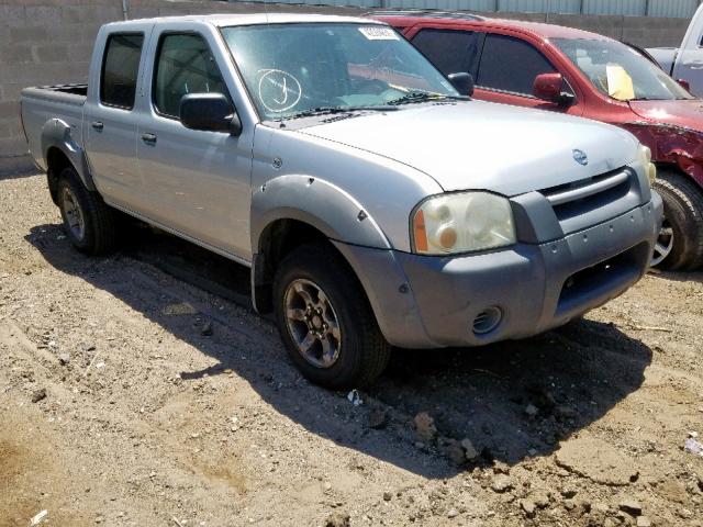 1N6ED27T82C389569 - 2002 NISSAN FRONTIER C SILVER photo 1