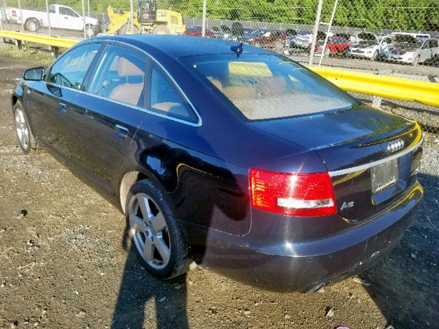 WAUDH74F18N170266 - 2008 AUDI A6 3.2 QUA BLUE photo 3