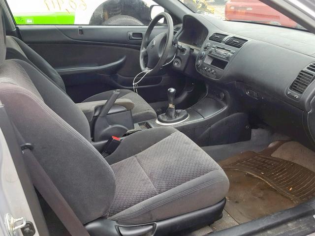 1HGEM21155L033158 - 2005 HONDA CIVIC DX V GRAY photo 5