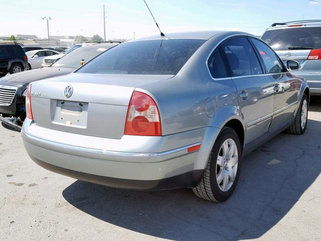 WVWAD63B05E019506 - 2005 VOLKSWAGEN PASSAT GLS GRAY photo 4