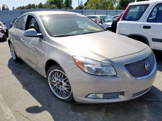 W04GR5EC8B1128773 - 2011 BUICK REGAL CXL SILVER photo 1