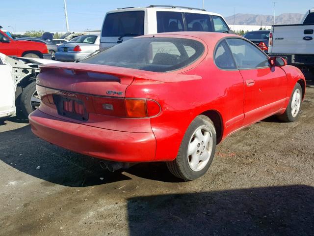 JT2ST85N7L0054072 - 1990 TOYOTA CELICA GT- RED photo 4