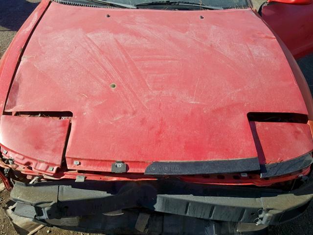 JT2ST85N7L0054072 - 1990 TOYOTA CELICA GT- RED photo 7