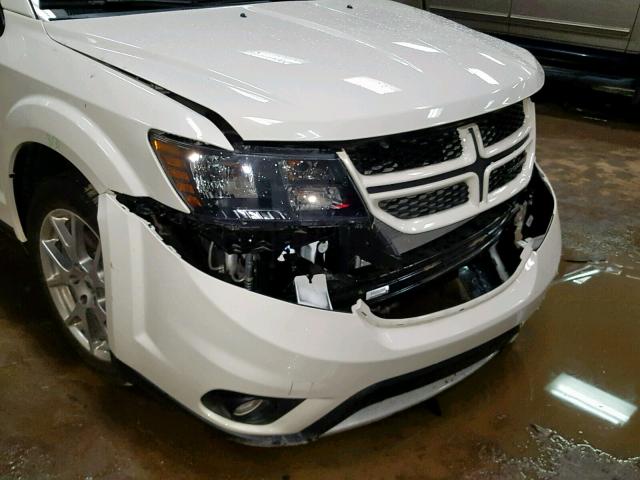 3C4PDDEG2JT311370 - 2018 DODGE JOURNEY GT WHITE photo 9