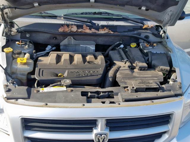 1B3HB28B17D111224 - 2007 DODGE CALIBER SILVER photo 7