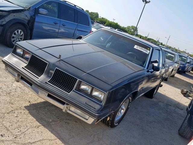 1G3GK11Y7HP345984 - 1987 OLDSMOBILE CUTLASS SA BLACK photo 2