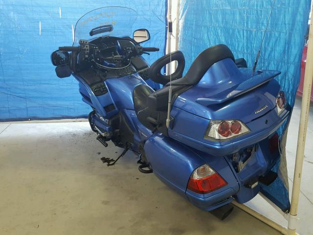 1HFSC47L09A803492 - 2009 HONDA GL1800 ABS BLUE photo 3