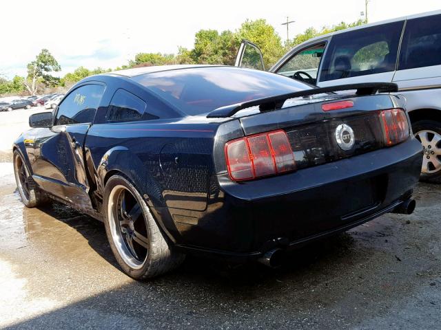 1ZVHT82H885116070 - 2008 FORD MUSTANG GT BLACK photo 3