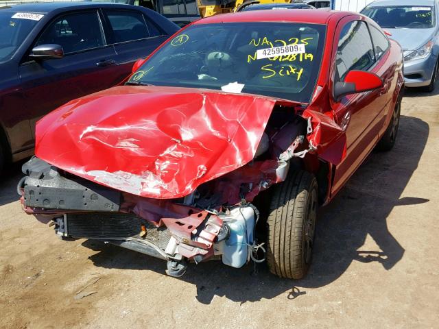 1G1AL15F277139023 - 2007 CHEVROLET COBALT LT RED photo 2