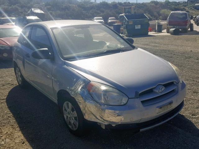 KMHCM36C39U137360 - 2009 HYUNDAI ACCENT GS SILVER photo 1