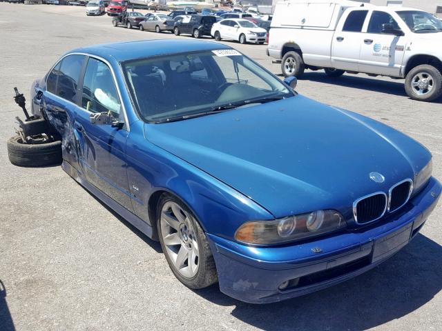 WBADT43472GY96223 - 2002 BMW 525 I AUTO BLUE photo 1