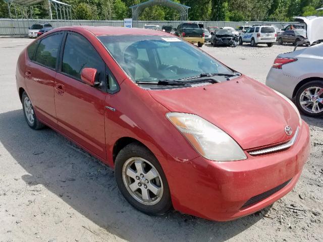 JTDKB20U867511571 - 2006 TOYOTA PRIUS RED photo 1