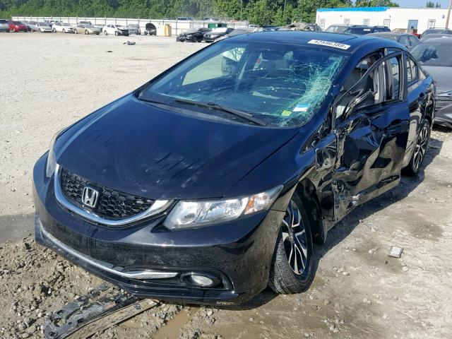 19XFB2F9XDE019416 - 2013 HONDA CIVIC EXL 黑色 照片 2