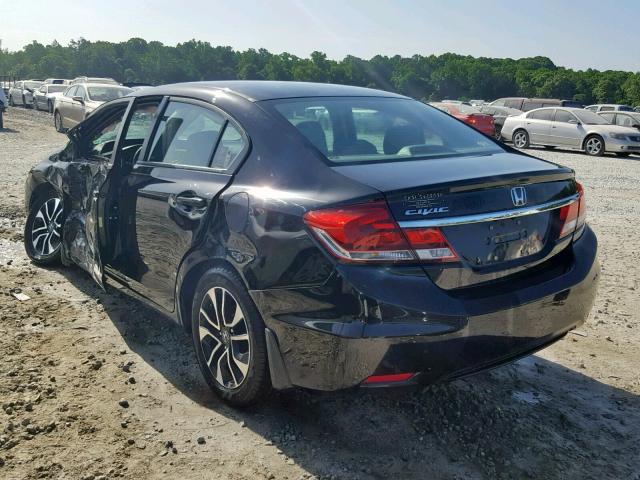 19XFB2F9XDE019416 - 2013 HONDA CIVIC EXL 黑色 照片 3