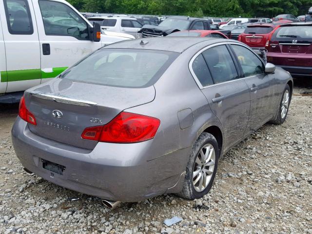 JNKCV61F19M355932 - 2009 INFINITI G37 GRAY photo 4