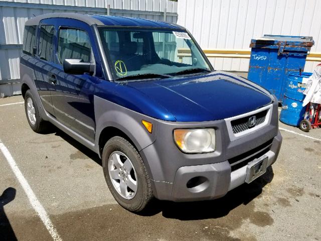 5J6YH28573L001795 - 2003 HONDA ELEMENT EX BLUE photo 1