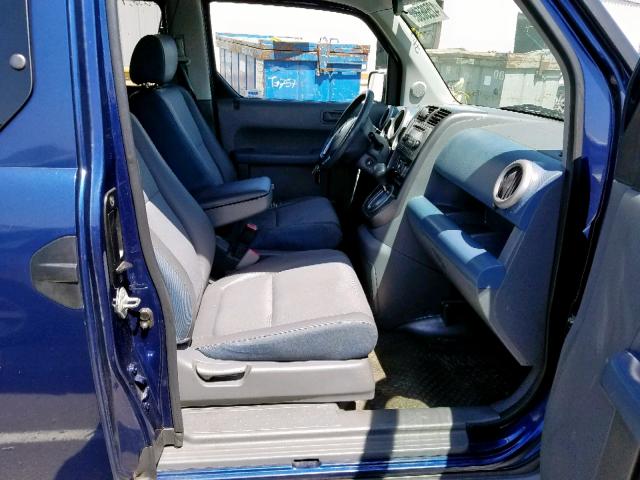 5J6YH28573L001795 - 2003 HONDA ELEMENT EX BLUE photo 5