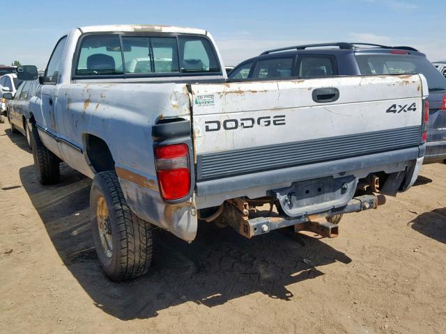 1B7KF26W5SS153642 - 1995 DODGE RAM 2500 GRAY photo 3