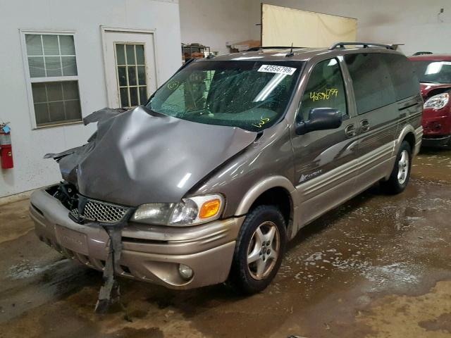 1GMDX03E24D151310 - 2004 PONTIAC MONTANA GRAY photo 2