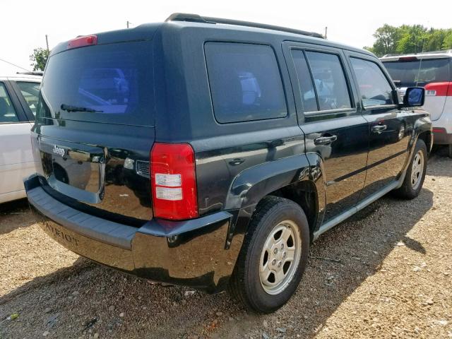 1J4NT2GB6AD555894 - 2010 JEEP PATRIOT SP BLACK photo 4