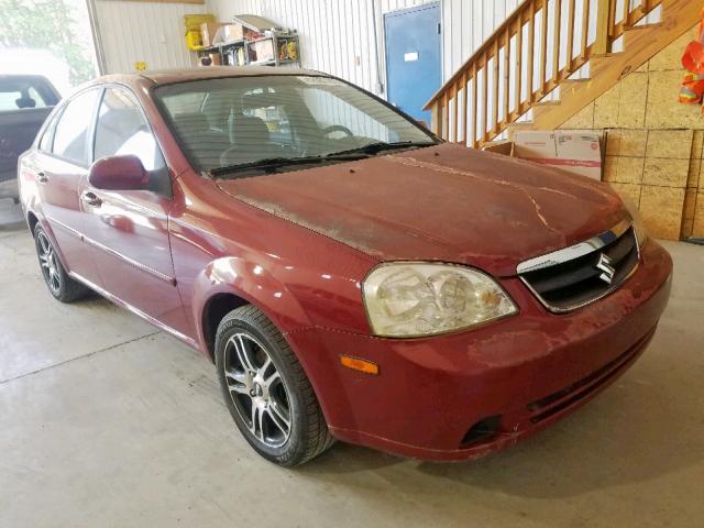 KL5JD56Z58K950033 - 2008 SUZUKI FORENZA BA RED photo 1