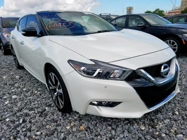 1N4AA6AP3HC383433 - 2017 NISSAN MAXIMA 3.5 WHITE photo 1