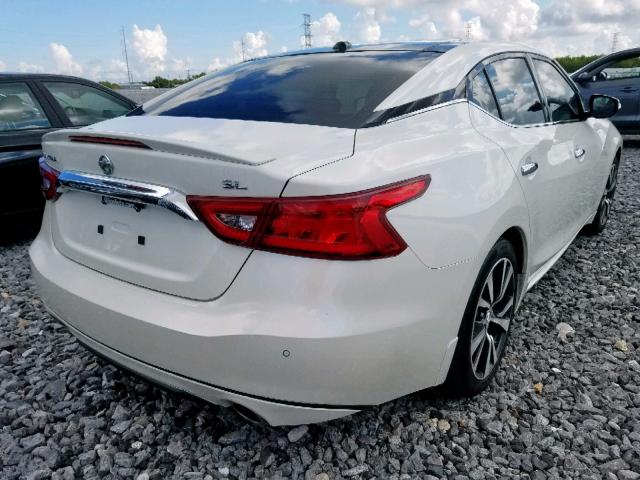 1N4AA6AP3HC383433 - 2017 NISSAN MAXIMA 3.5 WHITE photo 4