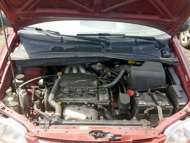 4T3ZF13C1YU275546 - 2000 TOYOTA SIENNA LE RED photo 7