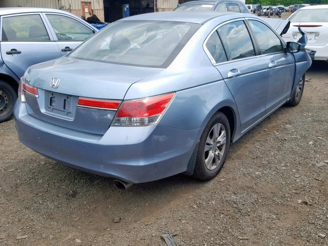 1HGCP2F44BA070825 - 2011 HONDA ACCORD LXP BLUE photo 4