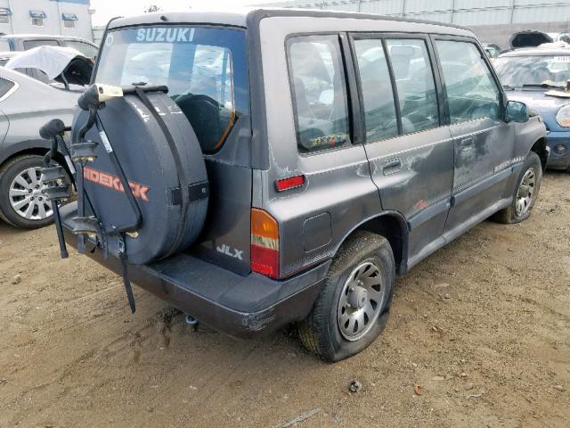 JS3TD01V6M4104925 - 1991 SUZUKI SIDEKICK J GRAY photo 4