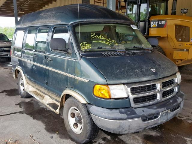 2D6WB11X33K529736 - 2003 DODGE RAM VAN B1 GREEN photo 1